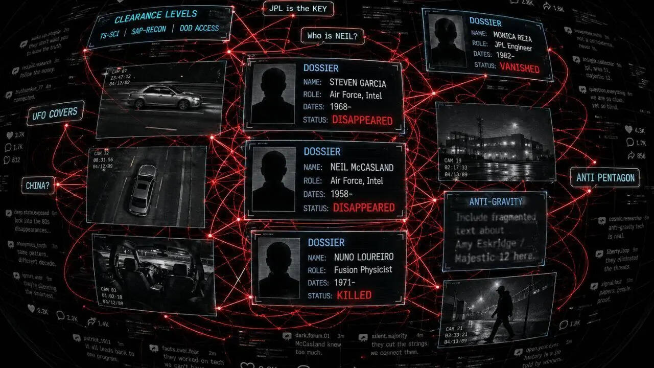 The Red String and the Widow: Mystery of the Missing Scientists in US